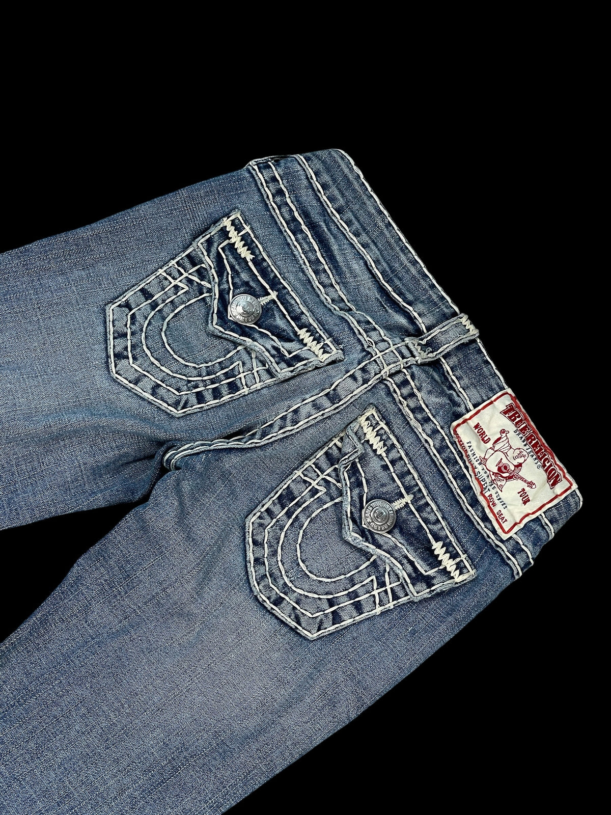 True Religion Women's Low Waist Straight (S)