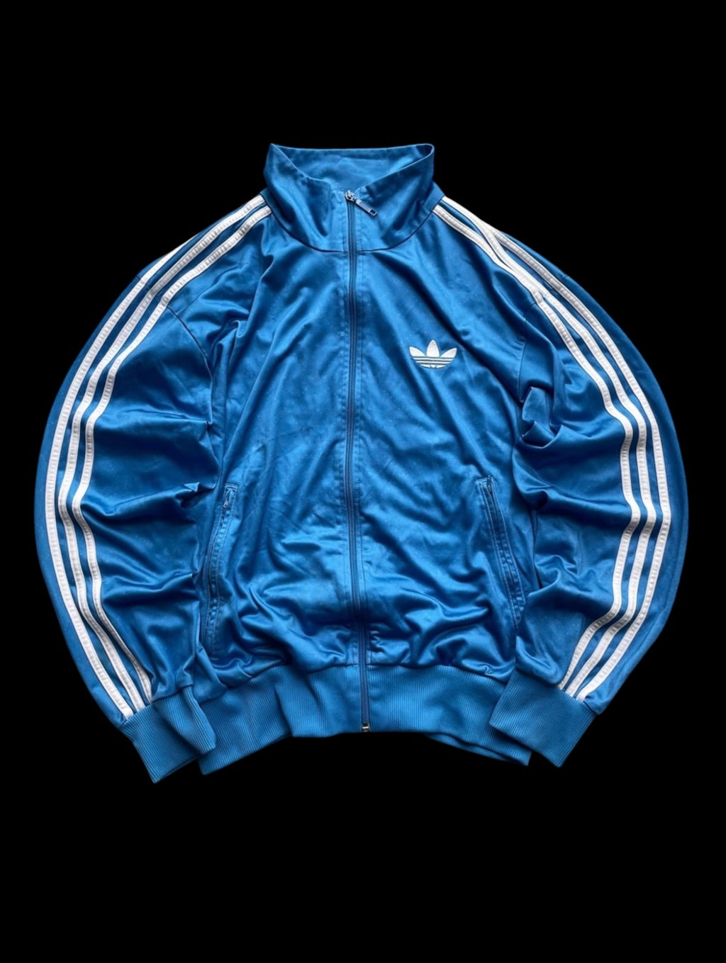 Adidas Firebird Track Jacket | Trefoil Monogram (L)