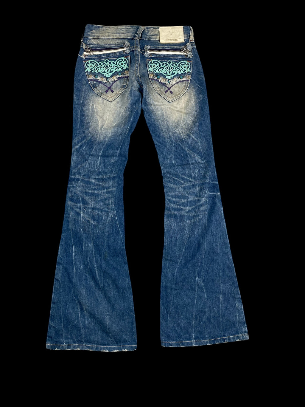 Red Pepper Backprint Flared Damen (S)