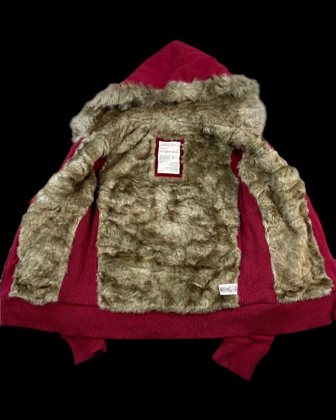 Aeropostale Vintage Fur Jacket (Damen S)
