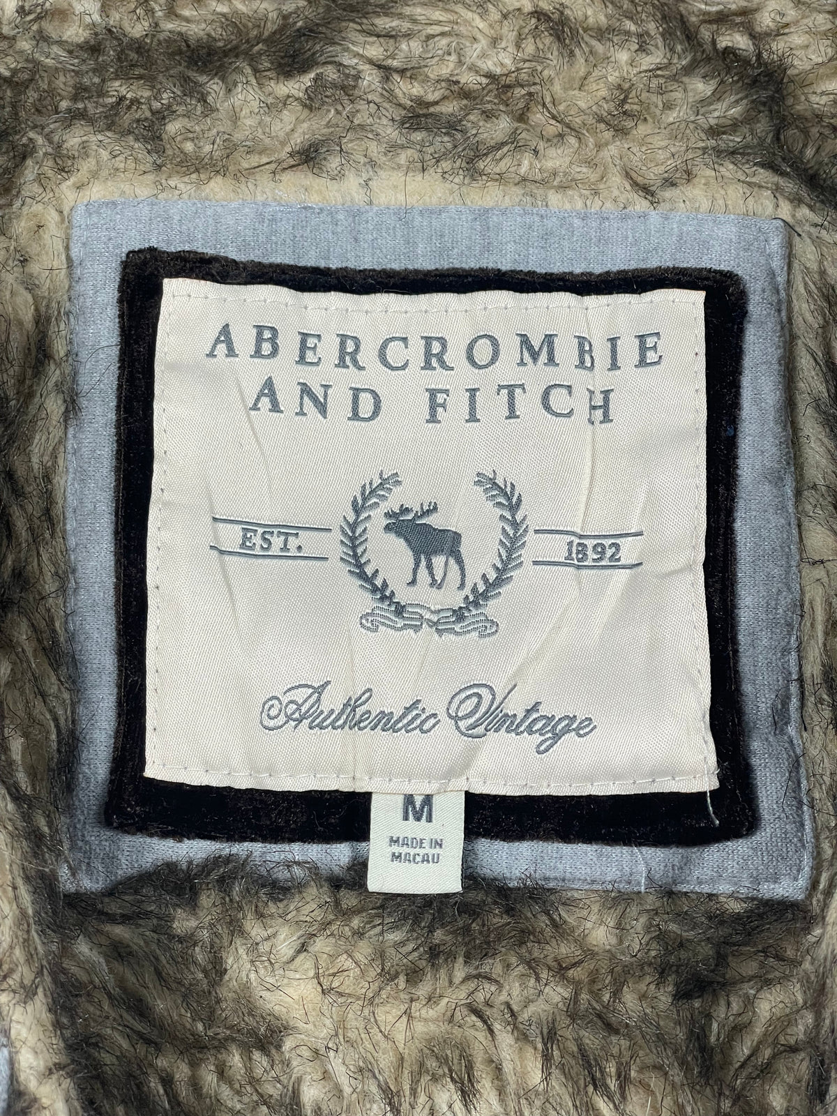 Abercrombie & Fitch Fur Jacket (Herren M)