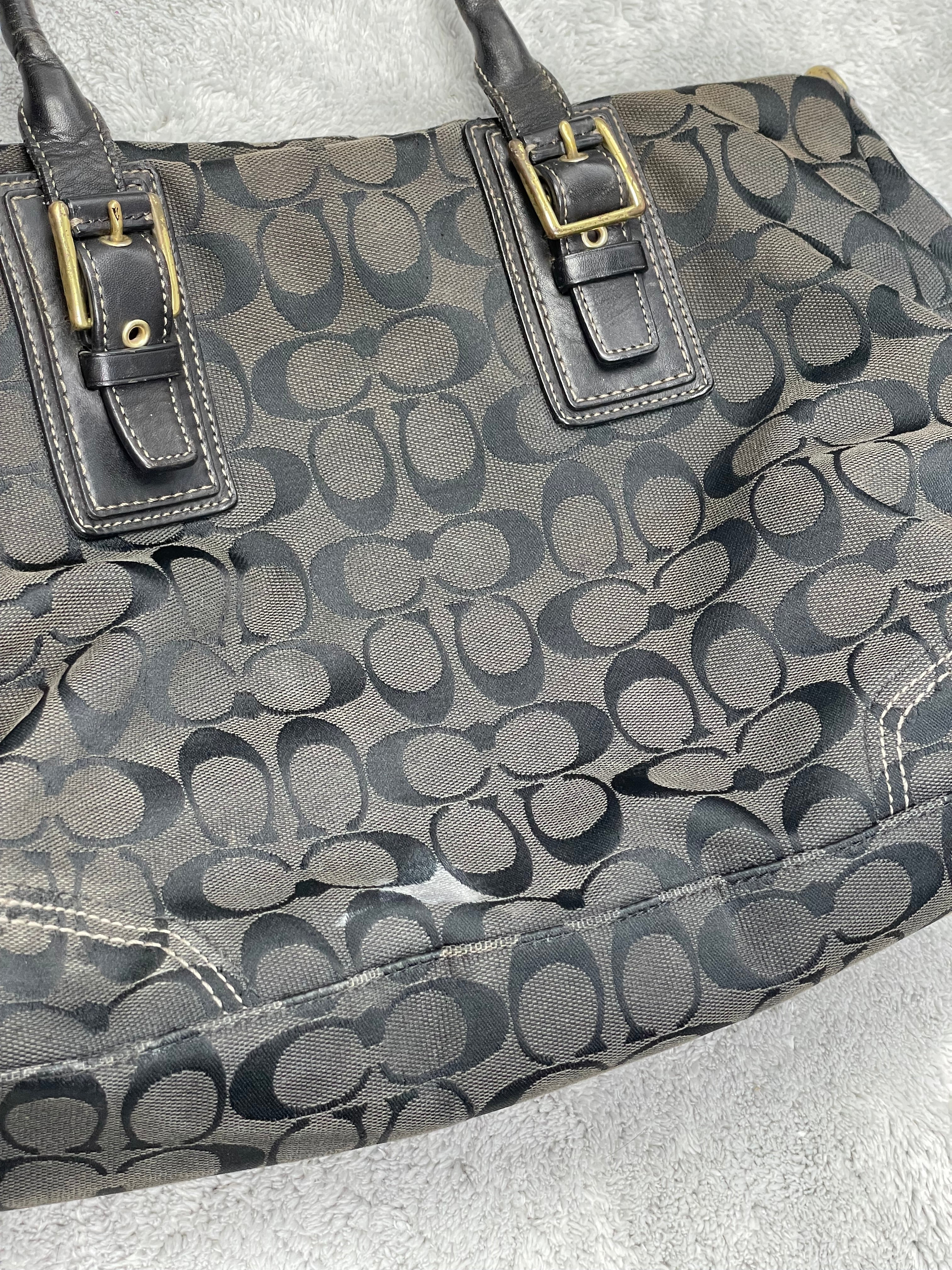 Coach Y2K Shoulder Bag | Black Monogram