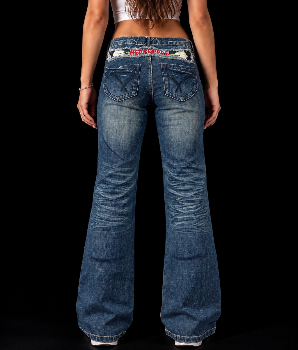 Red Pepper Low Waist Bootcut (M)