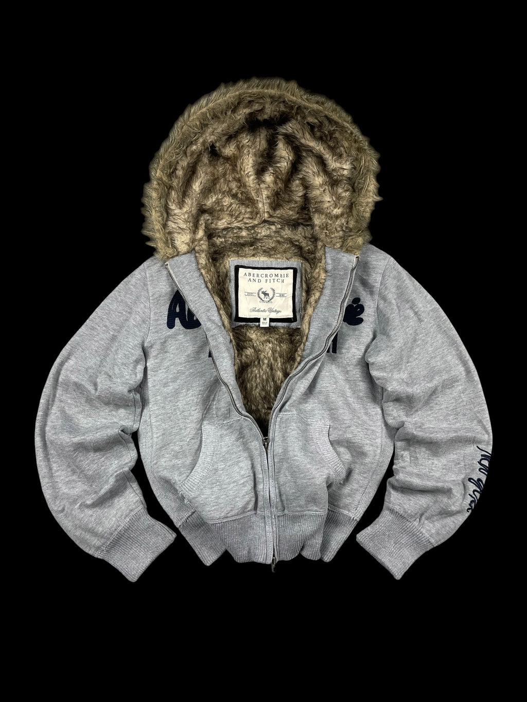 Abercrombie & Fitch Fur Jacket (Herren M)