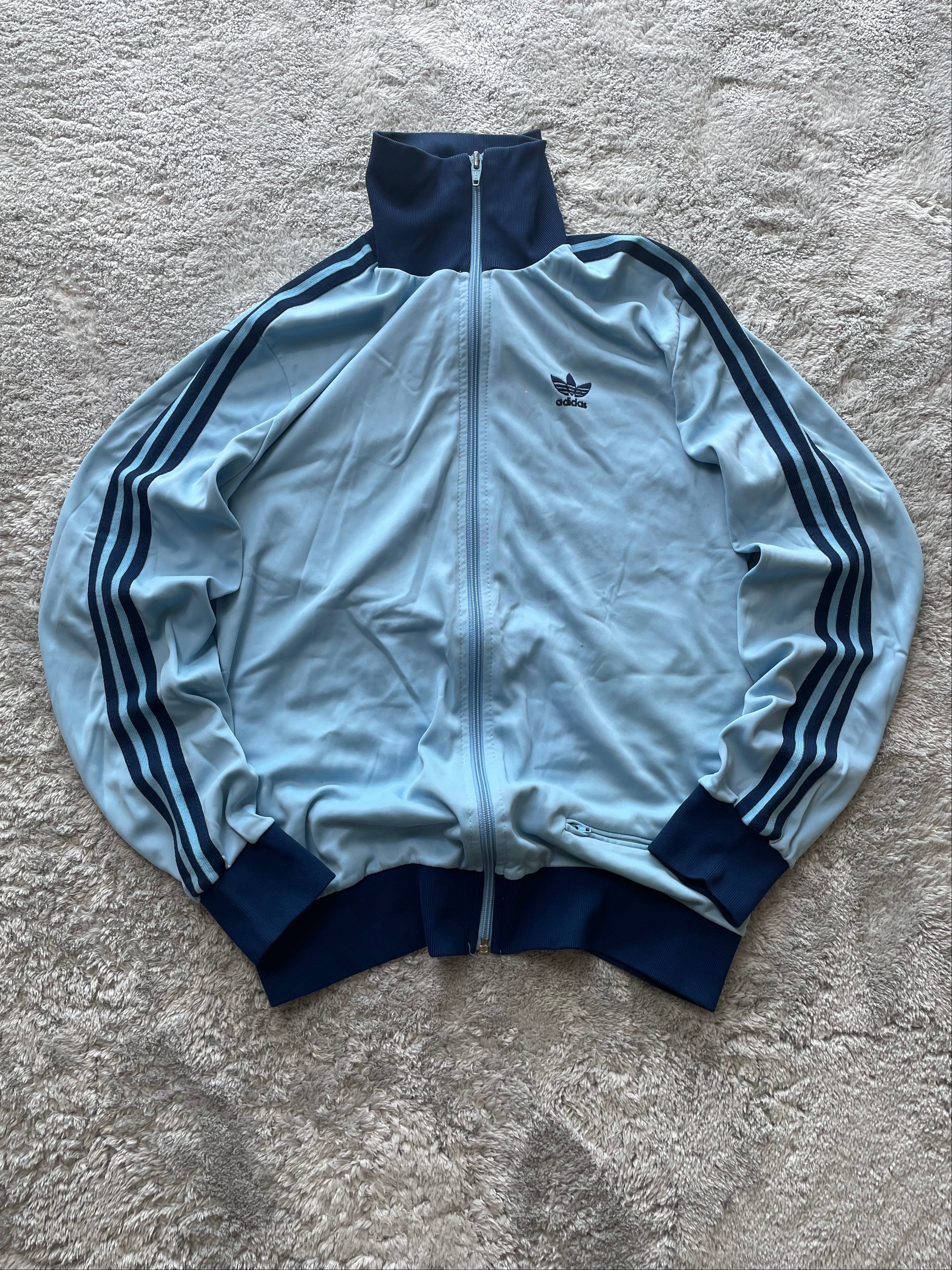 Adidas 90s Firebird Track Jacket | babyblue/blue (S)