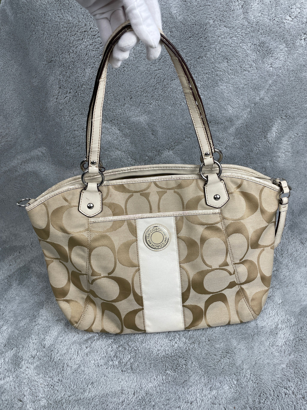 Coach Y2K Shoulder Bag | Signature Monogram | Cyrcle Logo