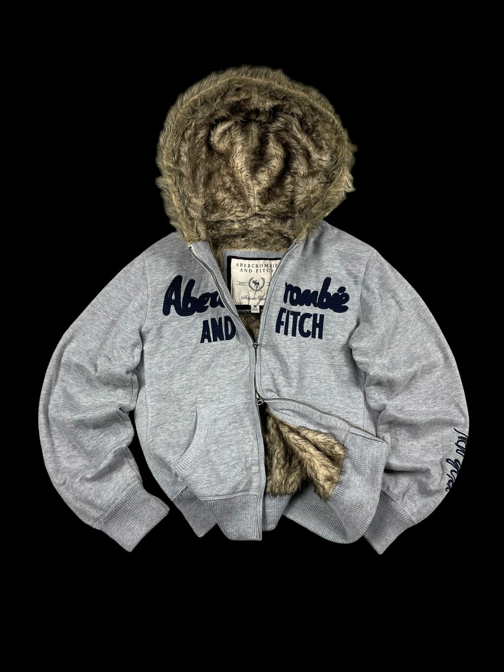 Abercrombie & Fitch Fur Jacket (Herren M)