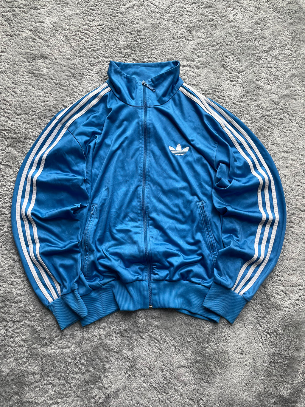 Adidas Firebird Track Jacket | Trefoil Monogram (L)