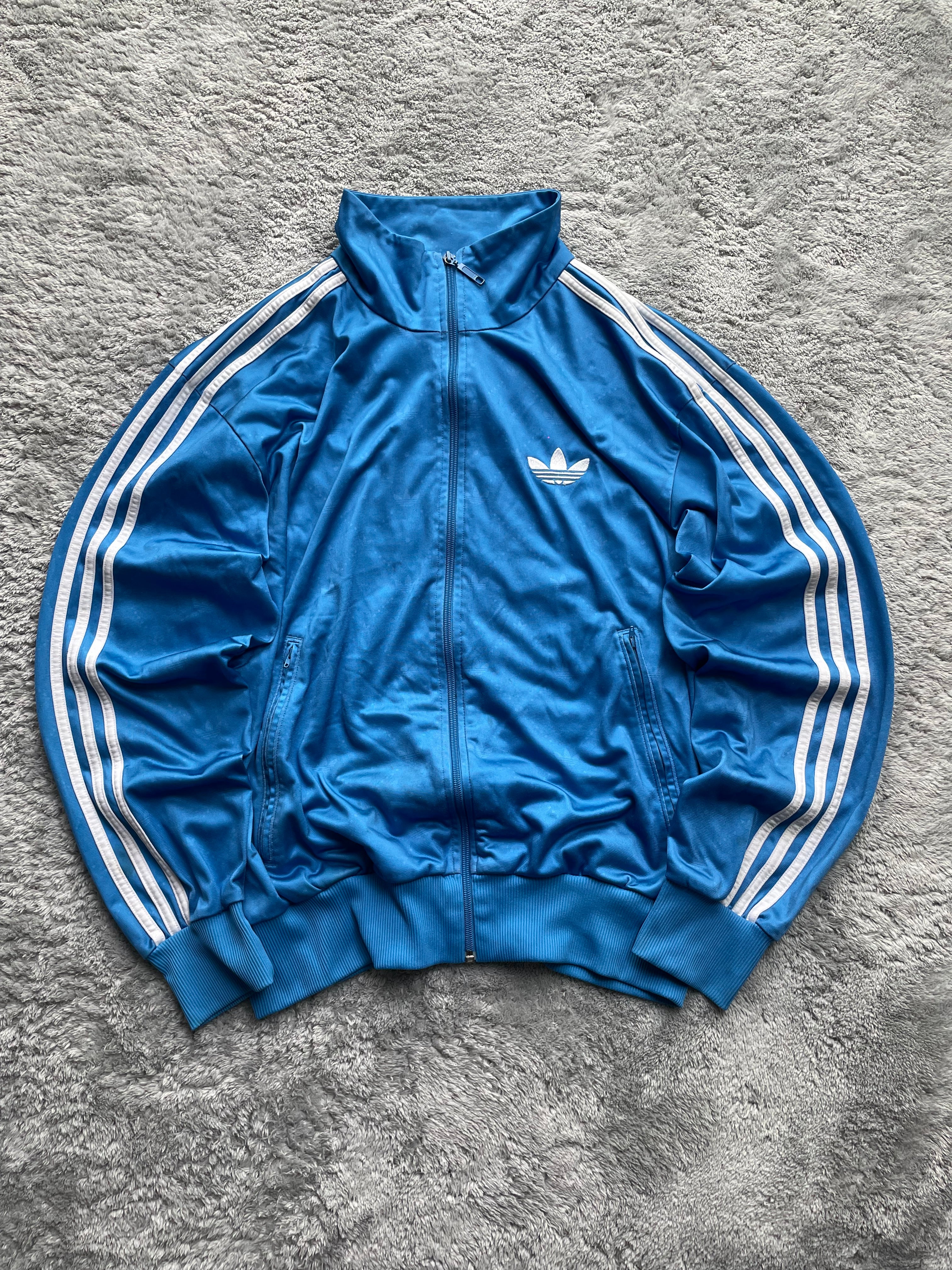Adidas Firebird Track Jacket | Trefoil Monogram (L)