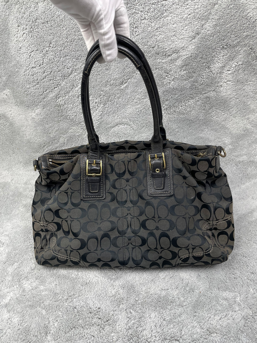 Coach Y2K Shoulder Bag | Black Monogram
