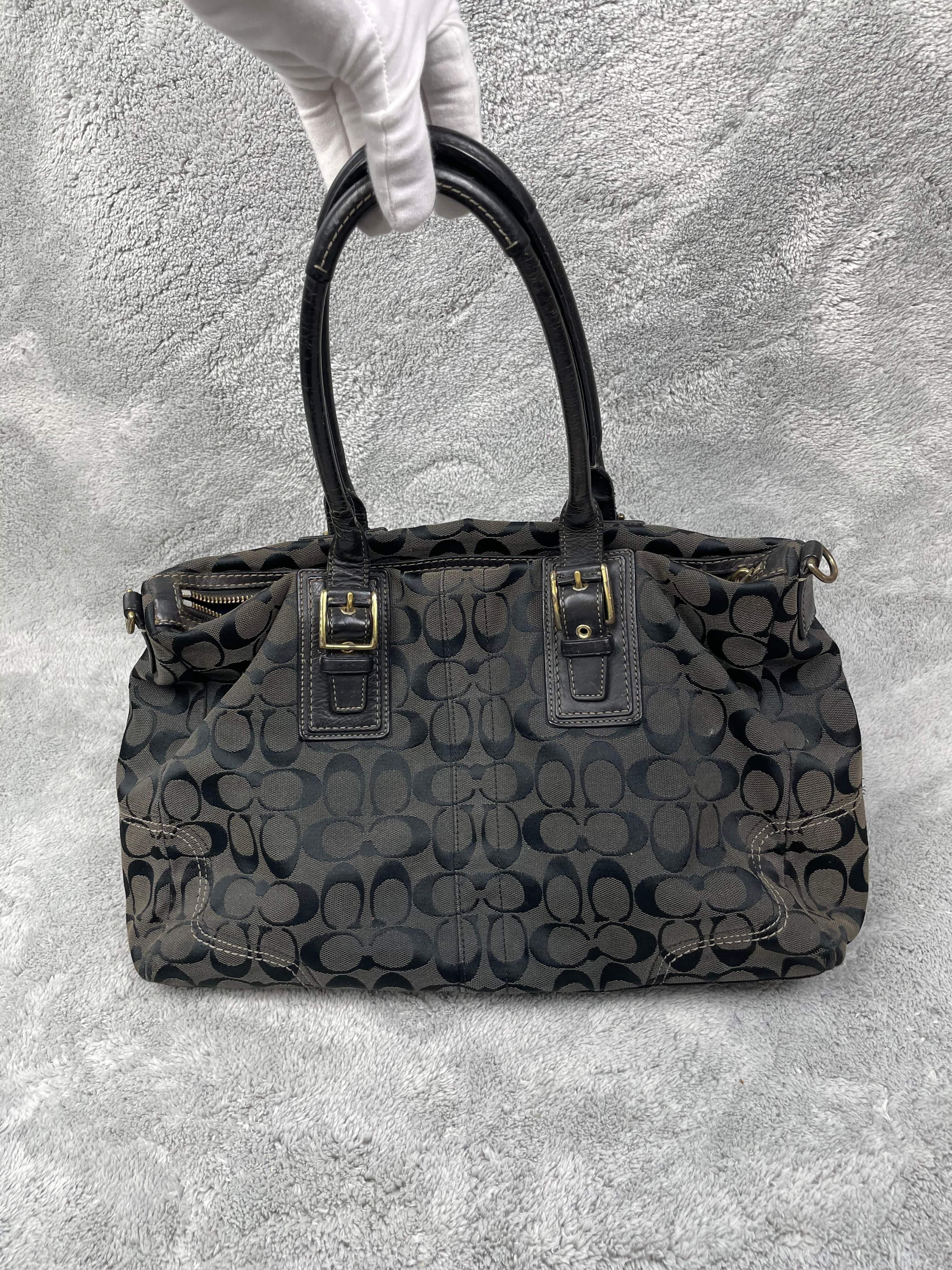 Coach Y2K Shoulder Bag | Black Monogram