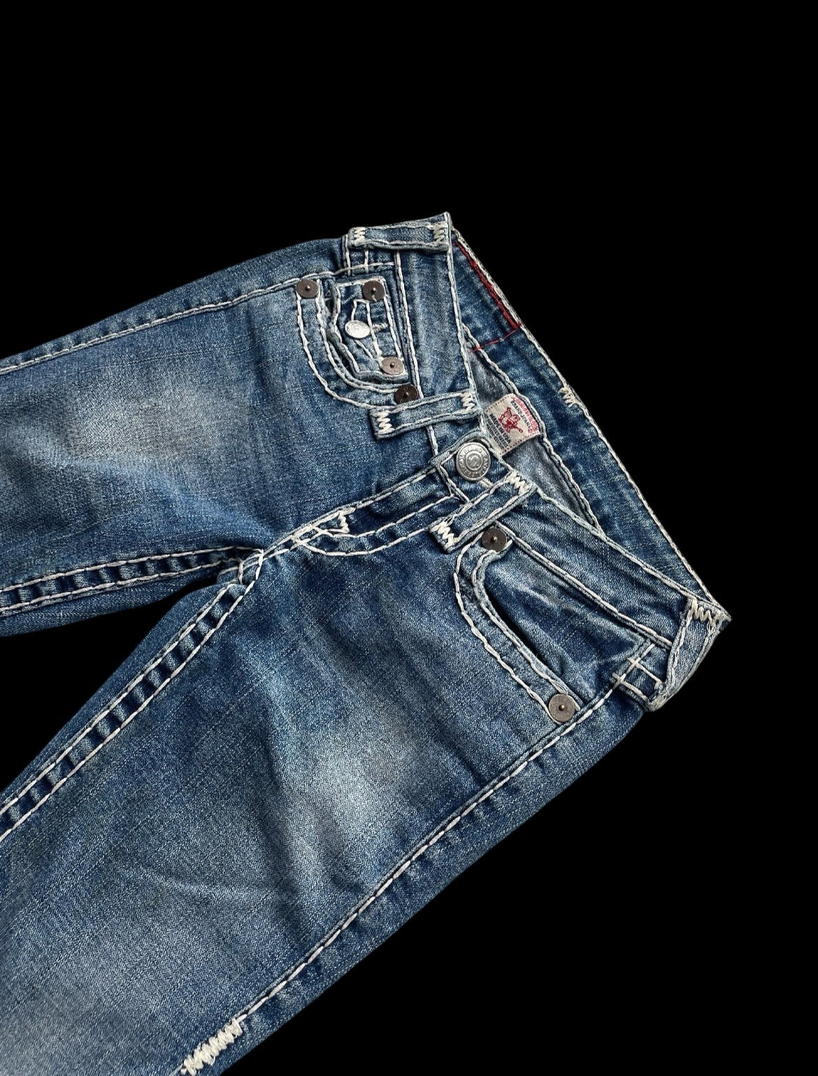 True Religion Women's Low Waist Straight (S)