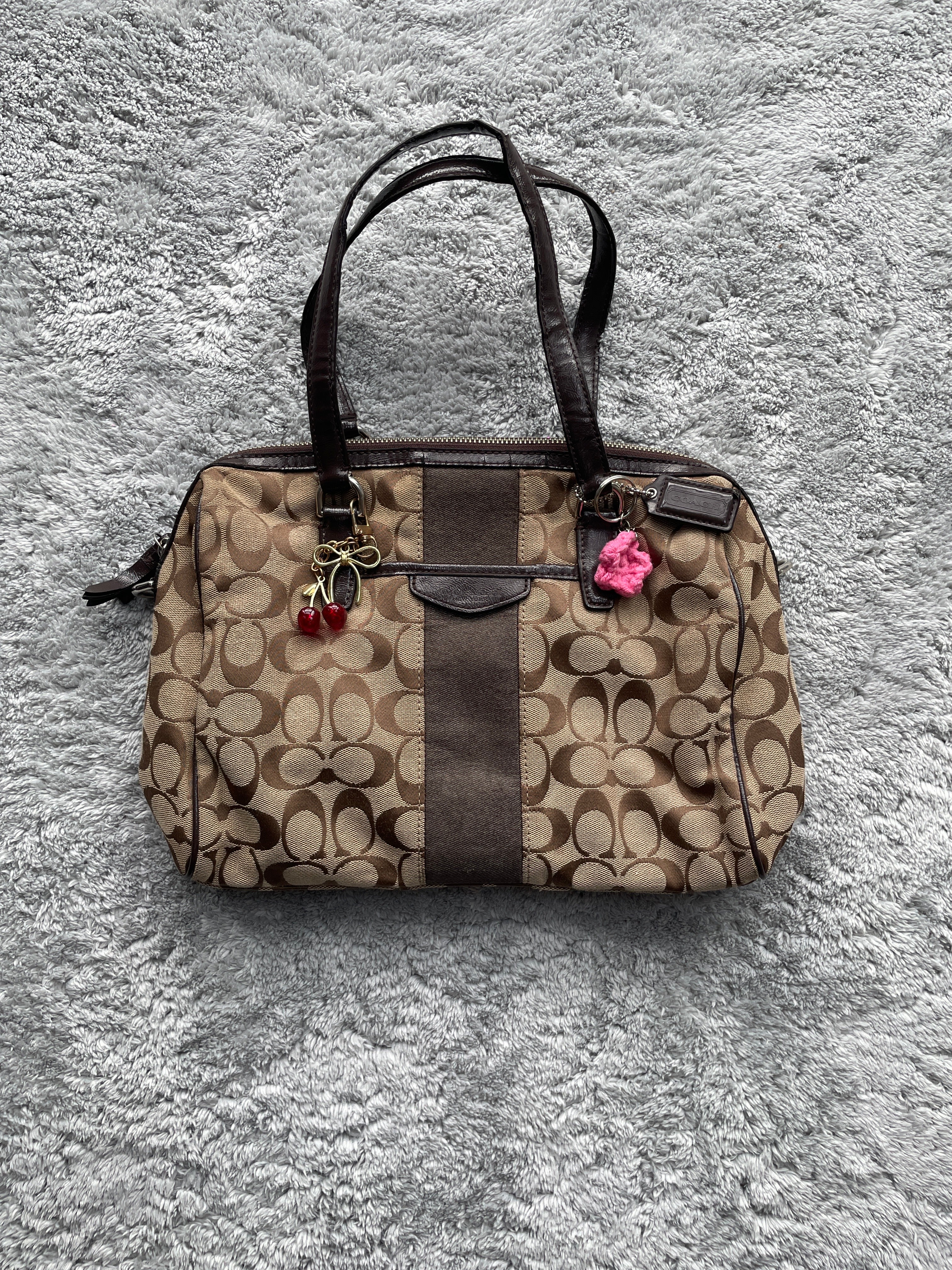 Coach Y2K Shoulder Bag Mini | Monogram | Cherry Charm