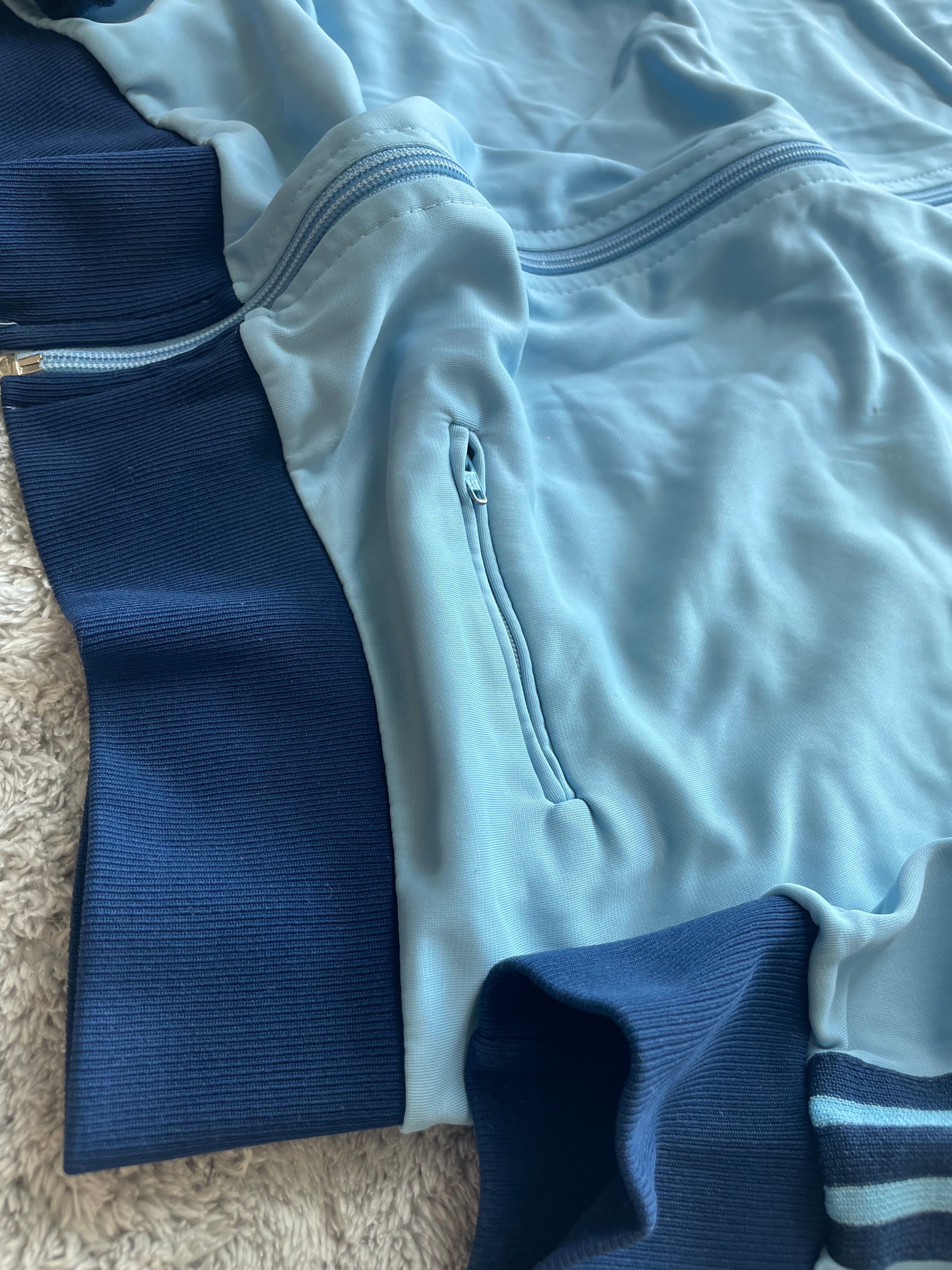 Adidas 90s Firebird Track Jacket | babyblue/blue (S)