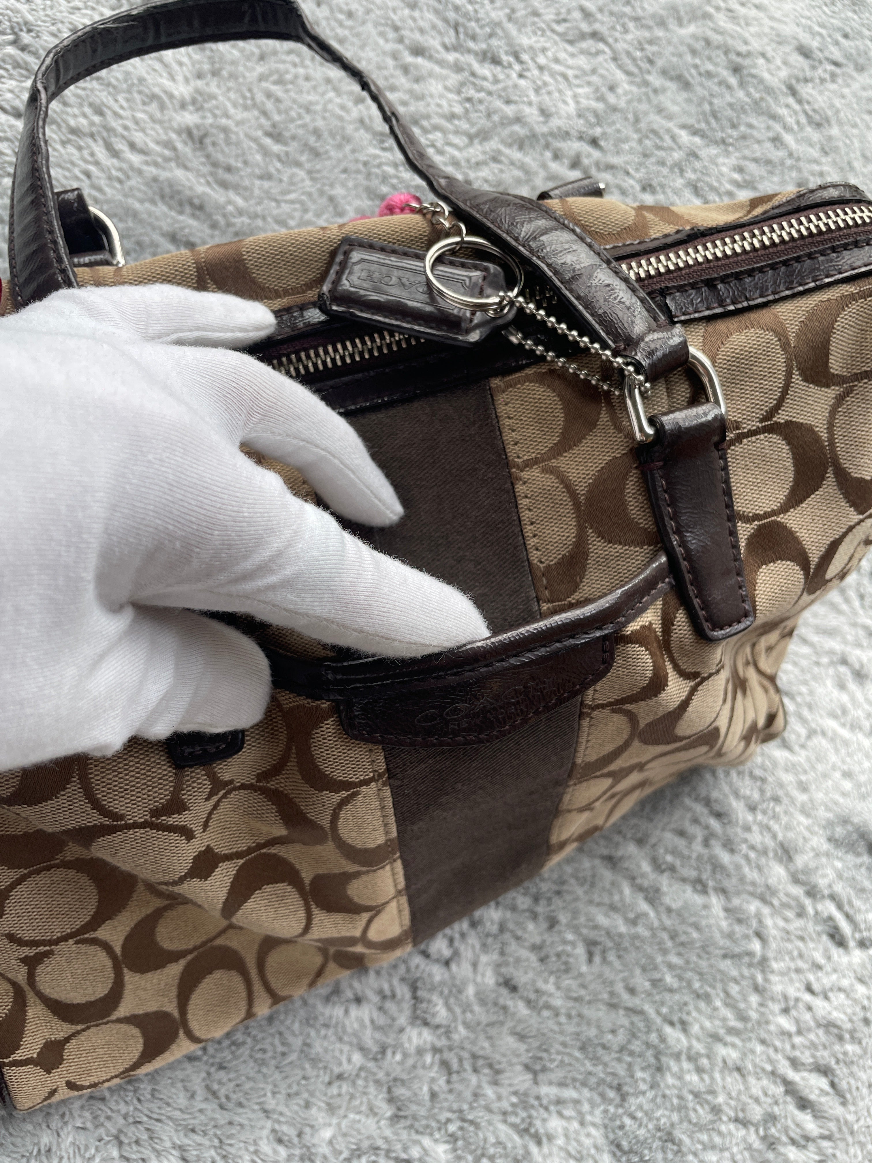 Coach Y2K Shoulder Bag Mini | Monogram | Cherry Charm