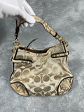 Coach Y2K Shoulder Bag | Monogram | Snake Leather Details