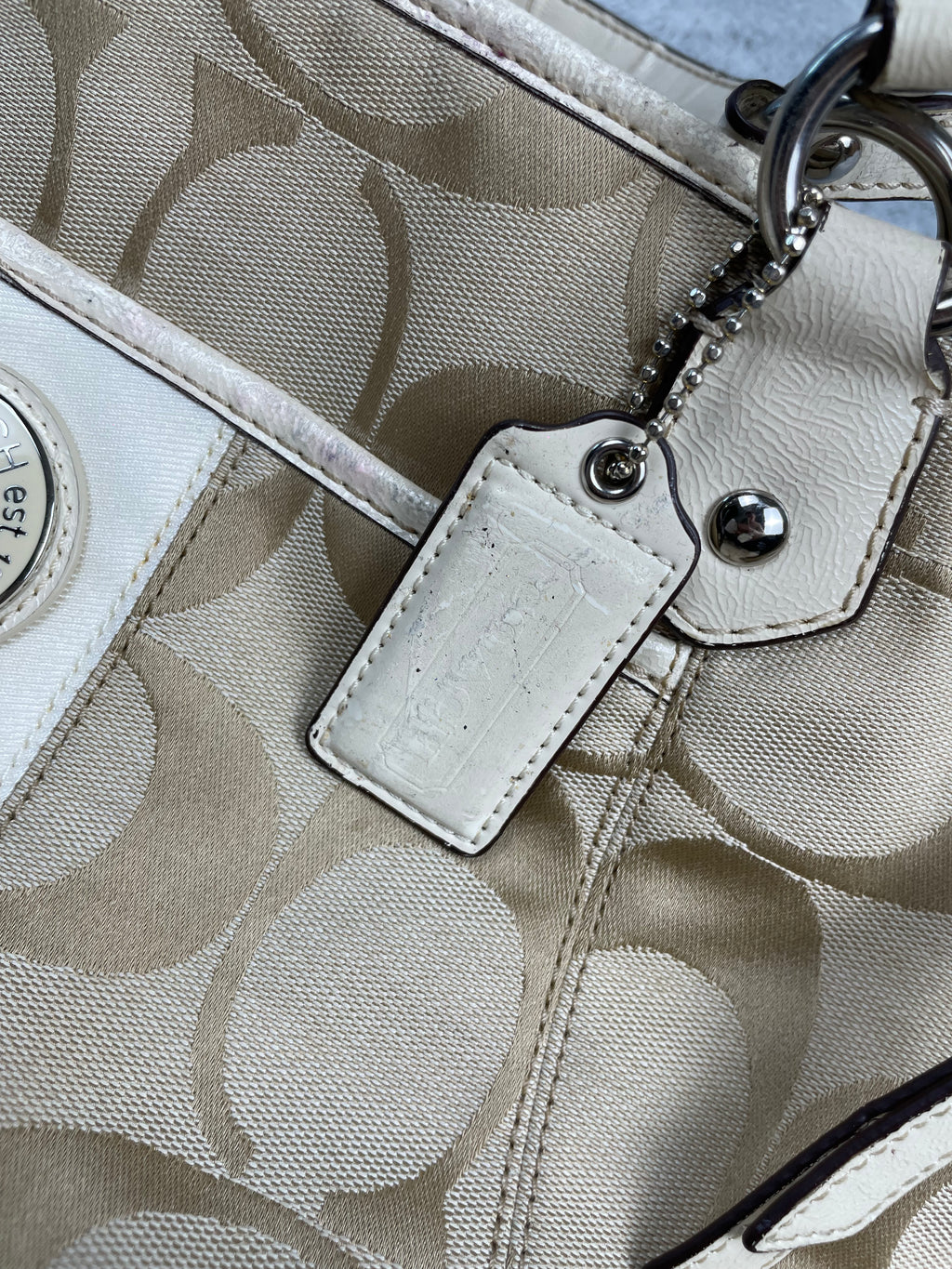 Coach Y2K Shoulder Bag | Signature Monogram | Cyrcle Logo