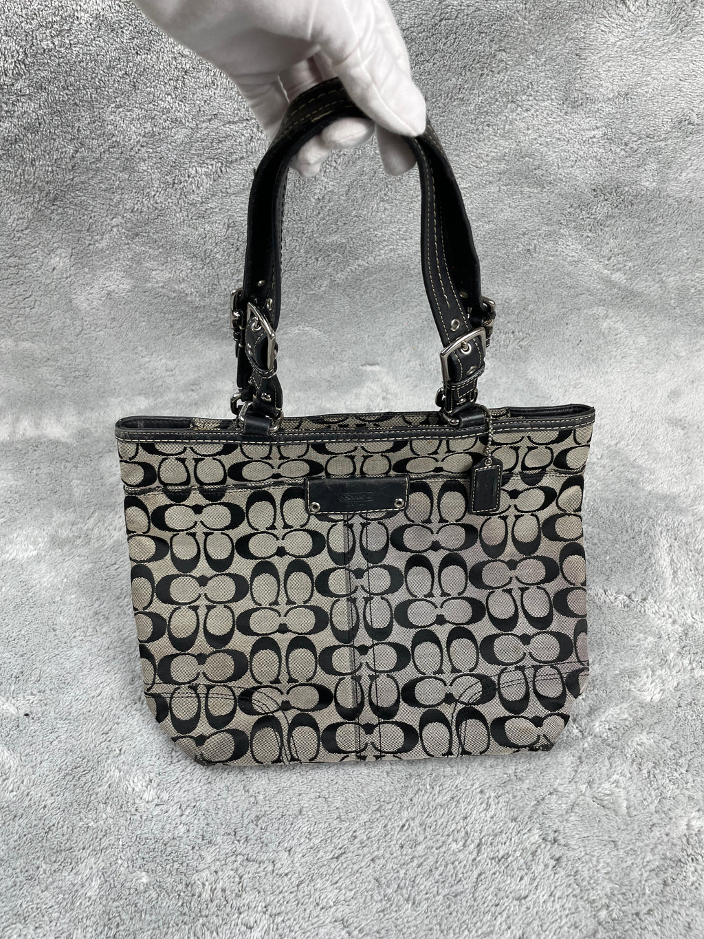 Coach Y2K Shoulder Bag | Signature Monogram | Magnet Closure