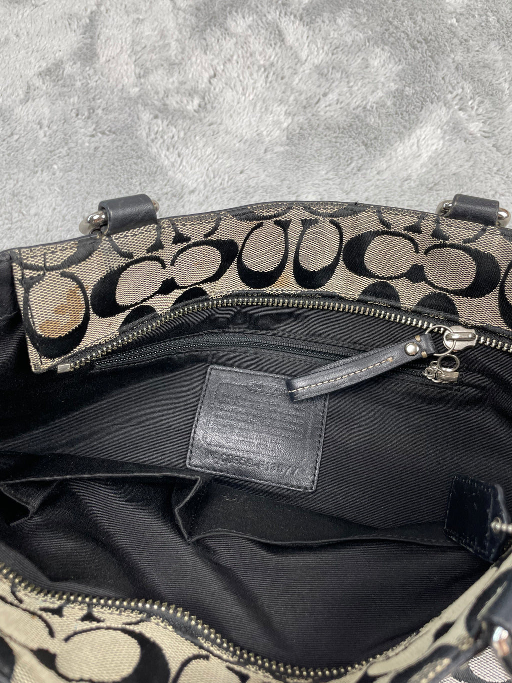 Coach Y2K Shoulder Bag | Signature Monogram | Magnet Closure