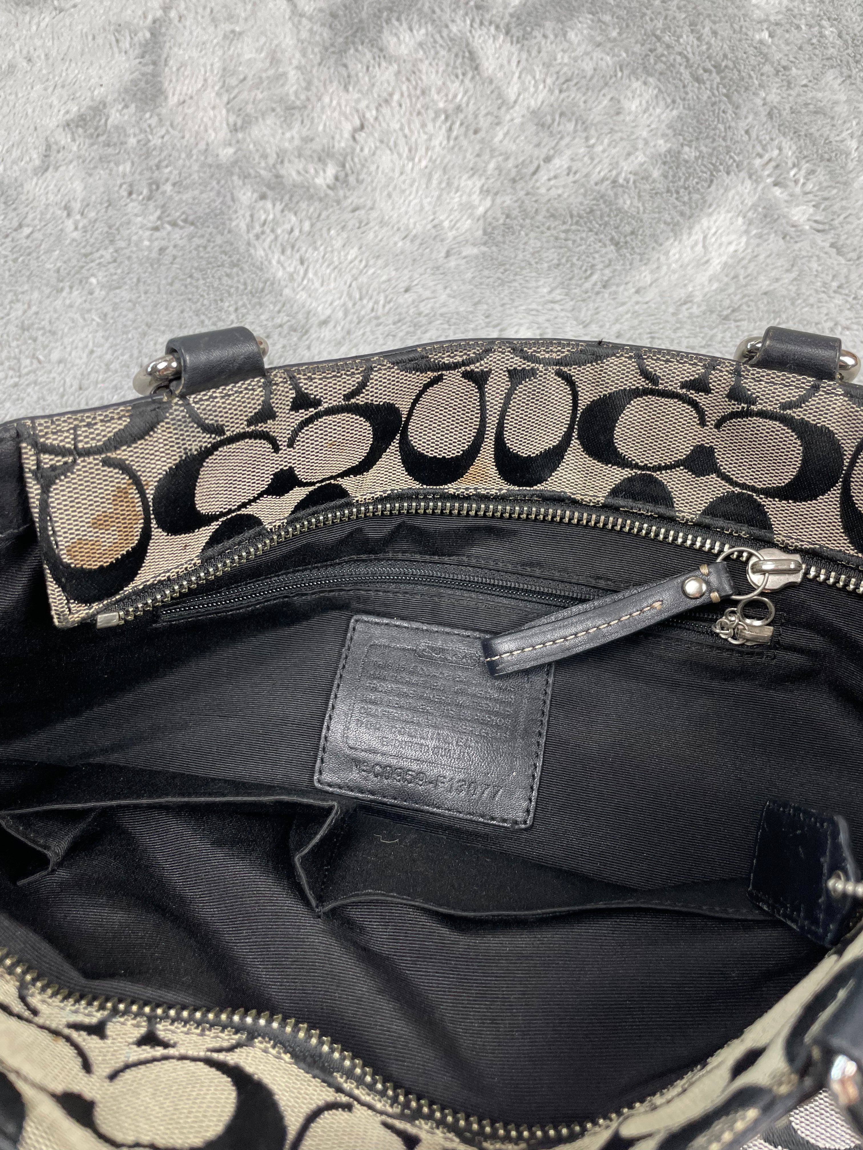 Coach Y2K Shoulder Bag | Signature Monogram | Magnet Closure