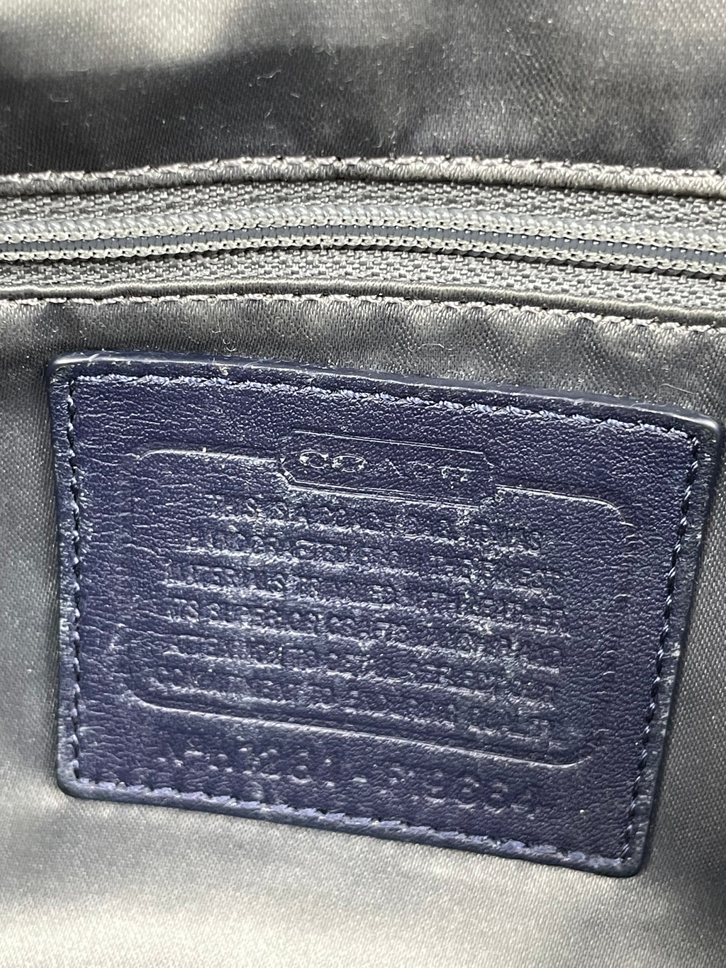 Coach Y2K Soulder Bag | Silver/Blue Monogram | Rare Model