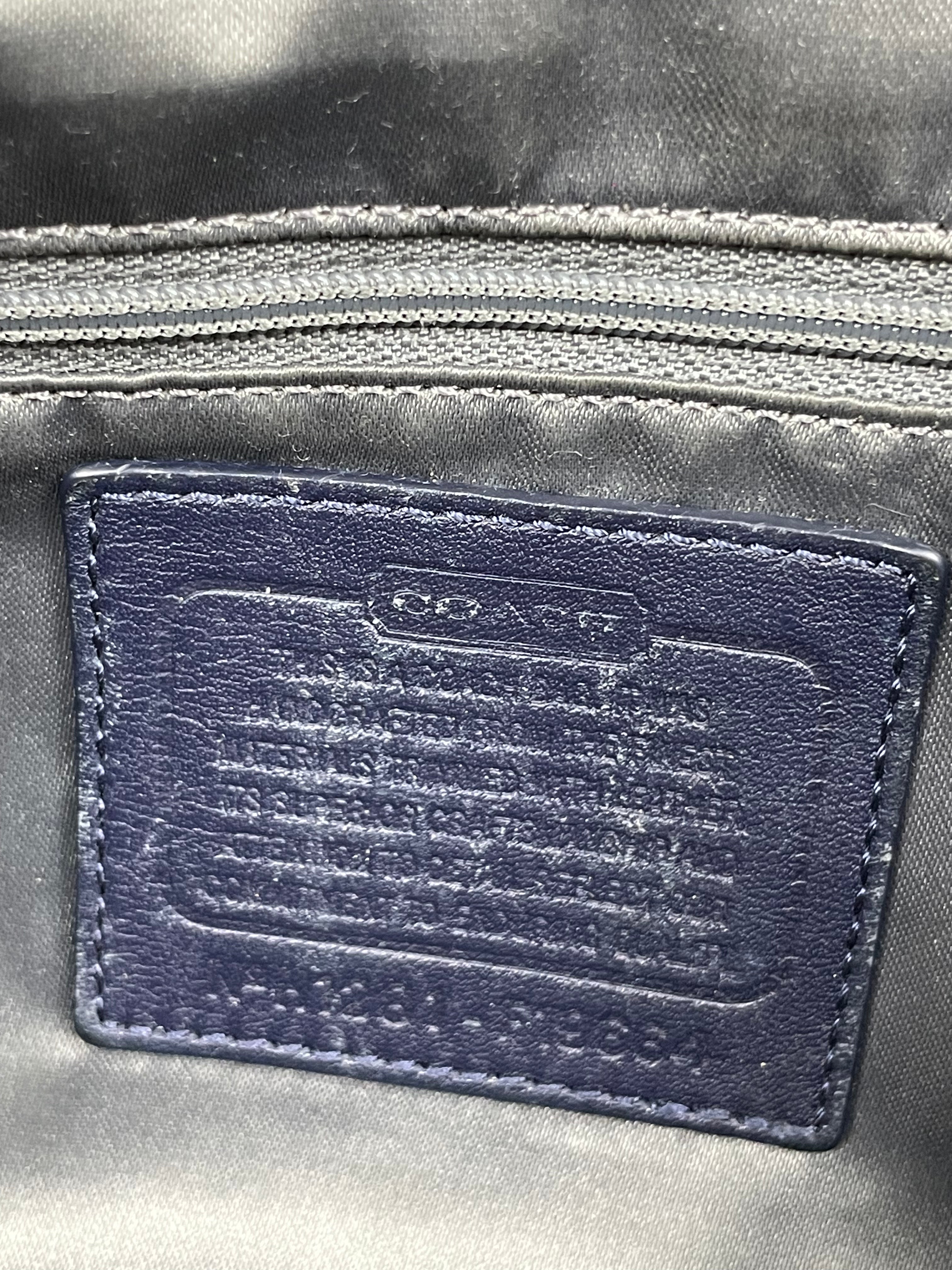 Coach Y2K Soulder Bag | Silver/Blue Monogram | Rare Model
