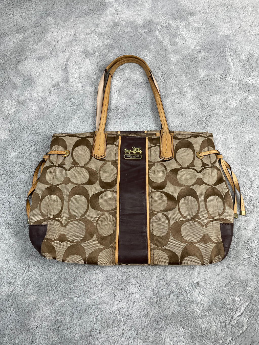 Coach Y2K Shoulder Bag | Signature Monogram | Horse Logo