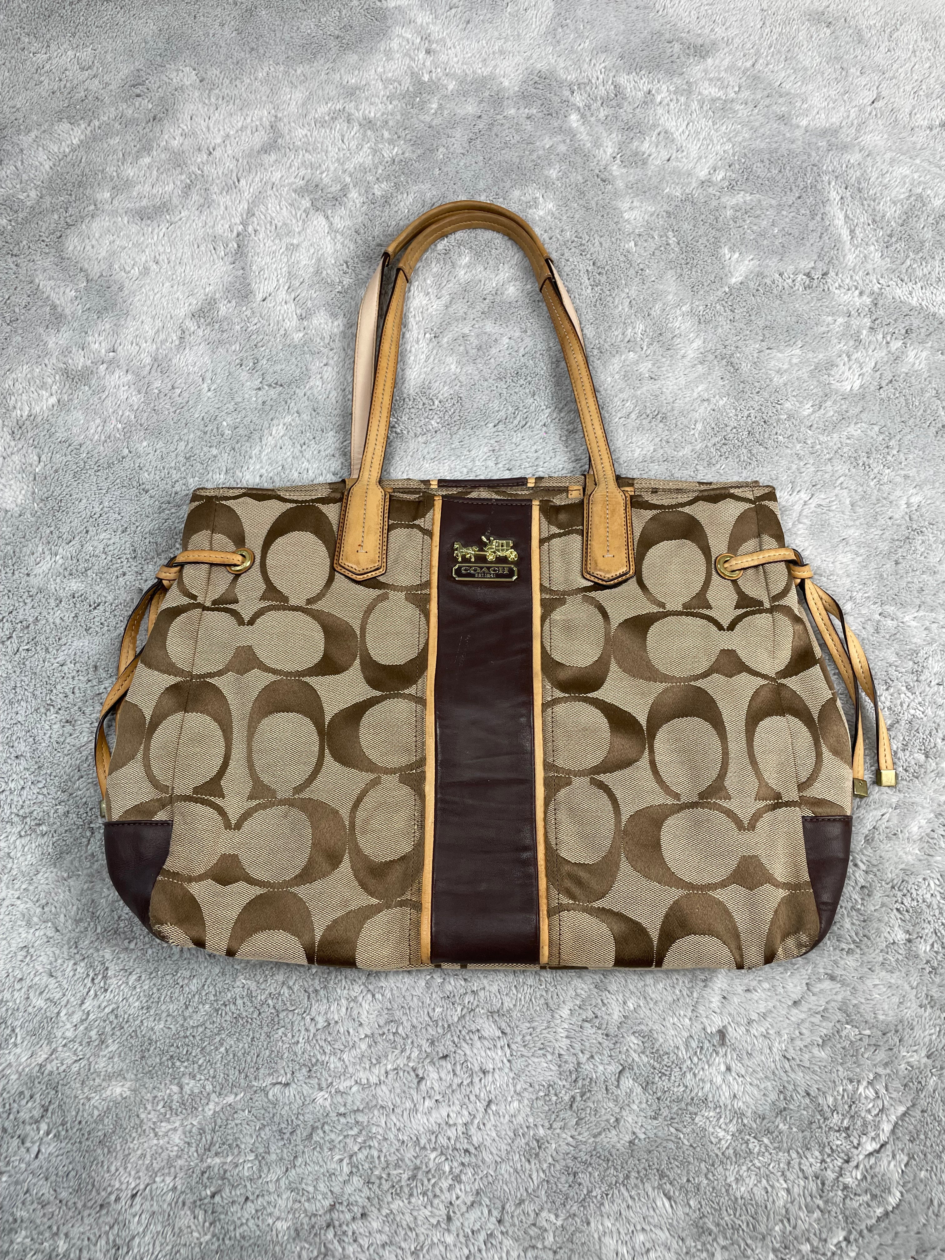 Coach Y2K Shoulder Bag | Signature Monogram | Horse Logo