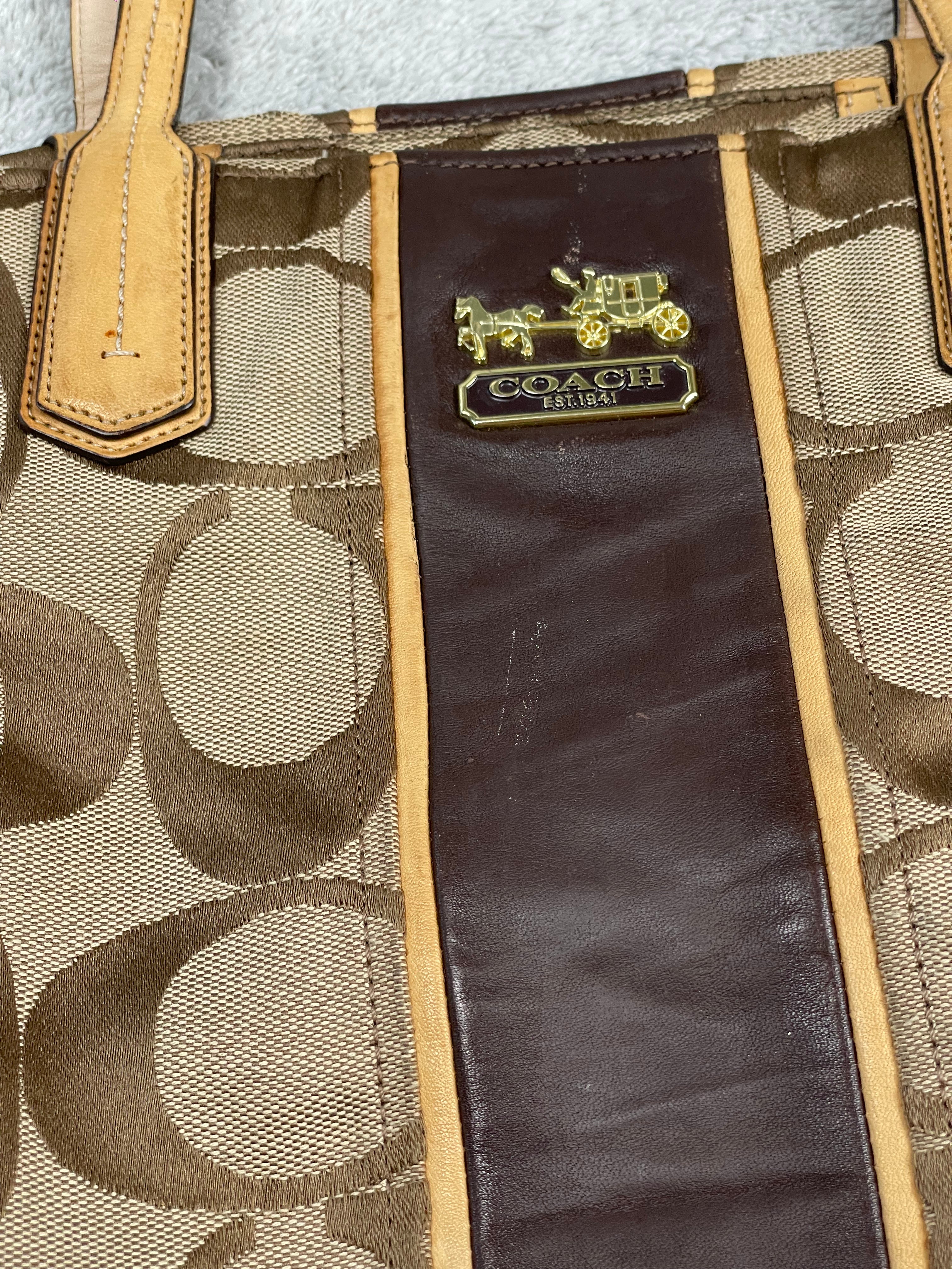 Coach Y2K Shoulder Bag | Signature Monogram | Horse Logo