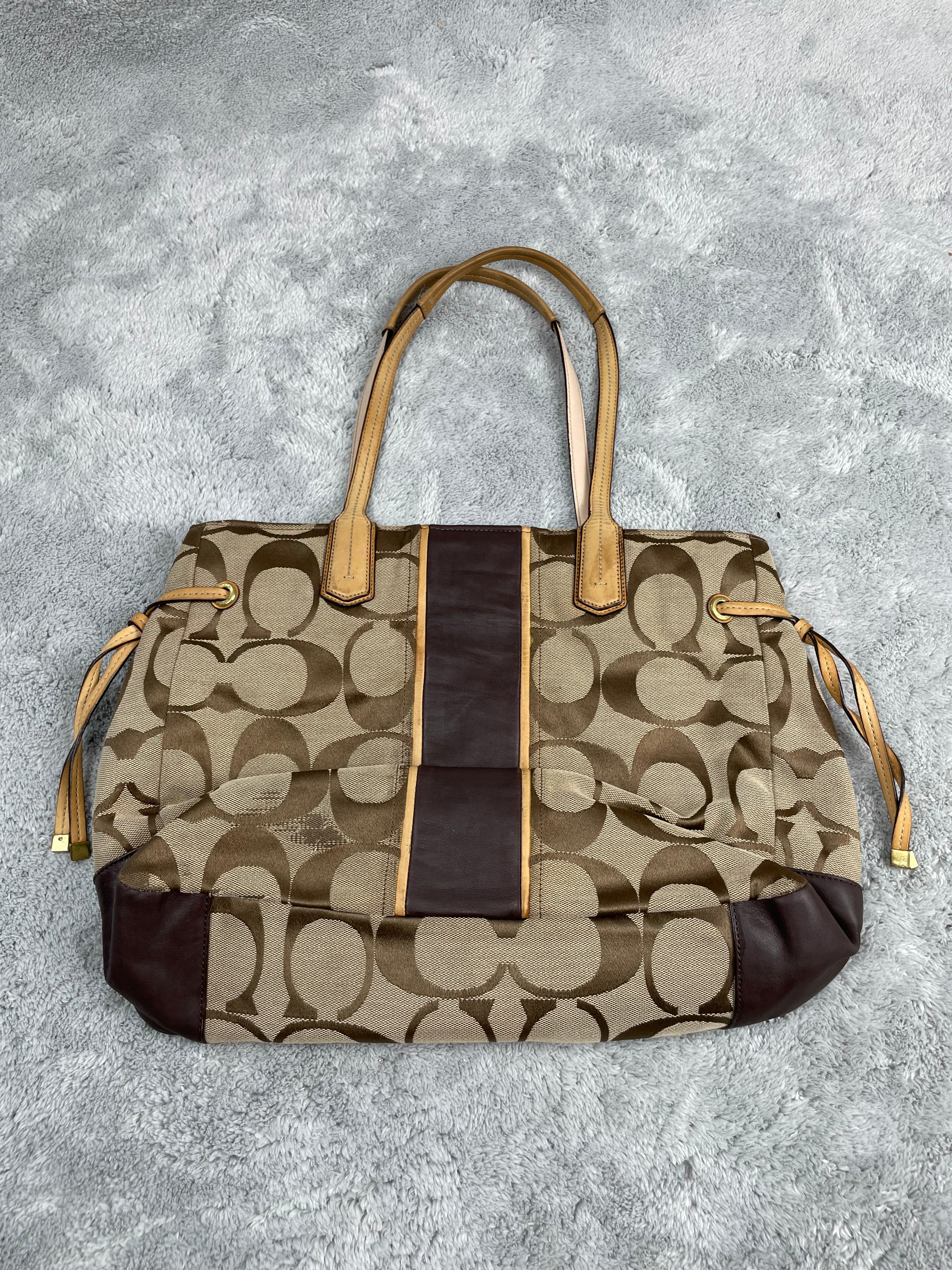 Coach Y2K Shoulder Bag | Signature Monogram | Horse Logo