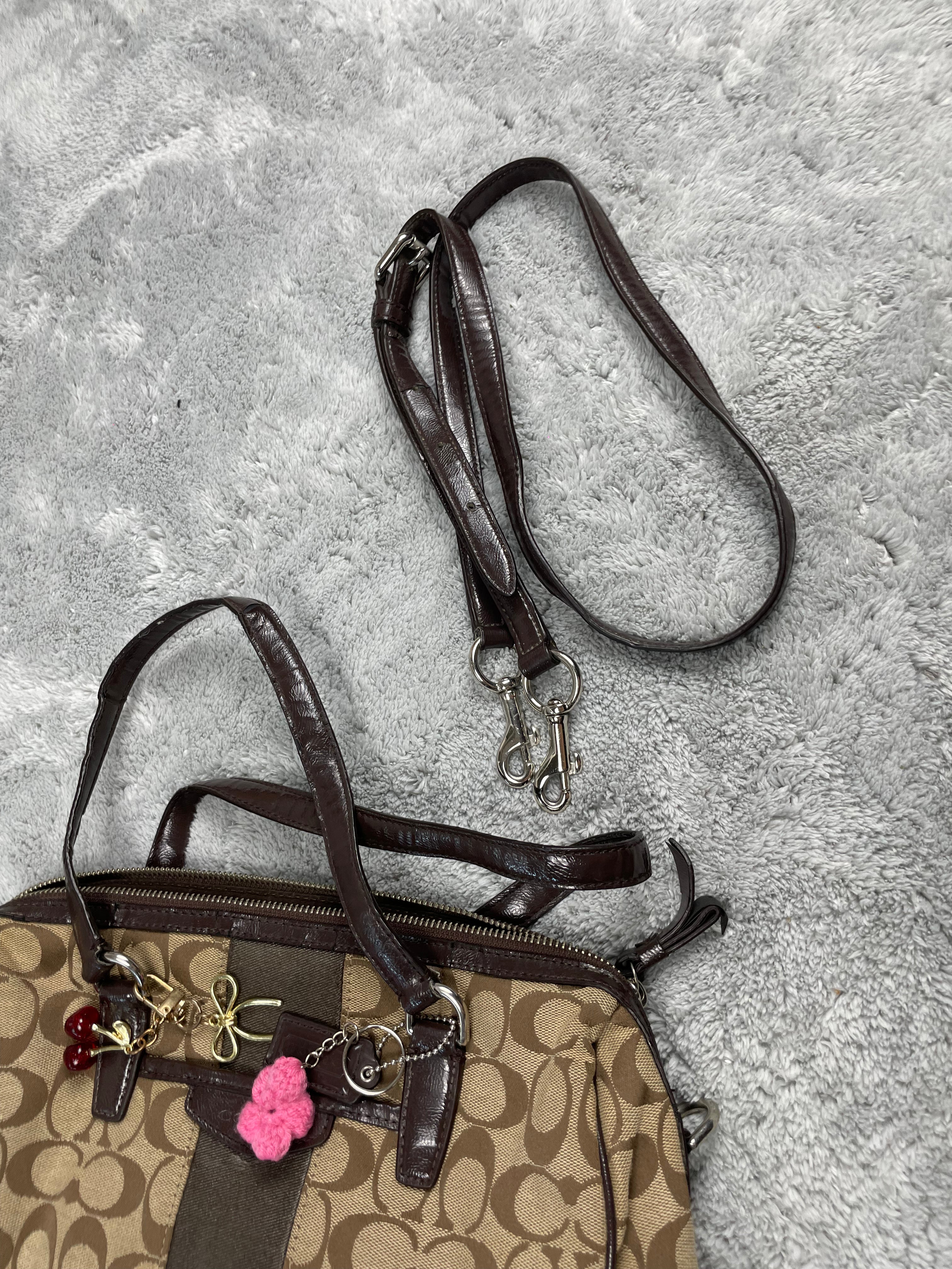 Coach Y2K Shoulder Bag Mini | Monogram | Cherry Charm