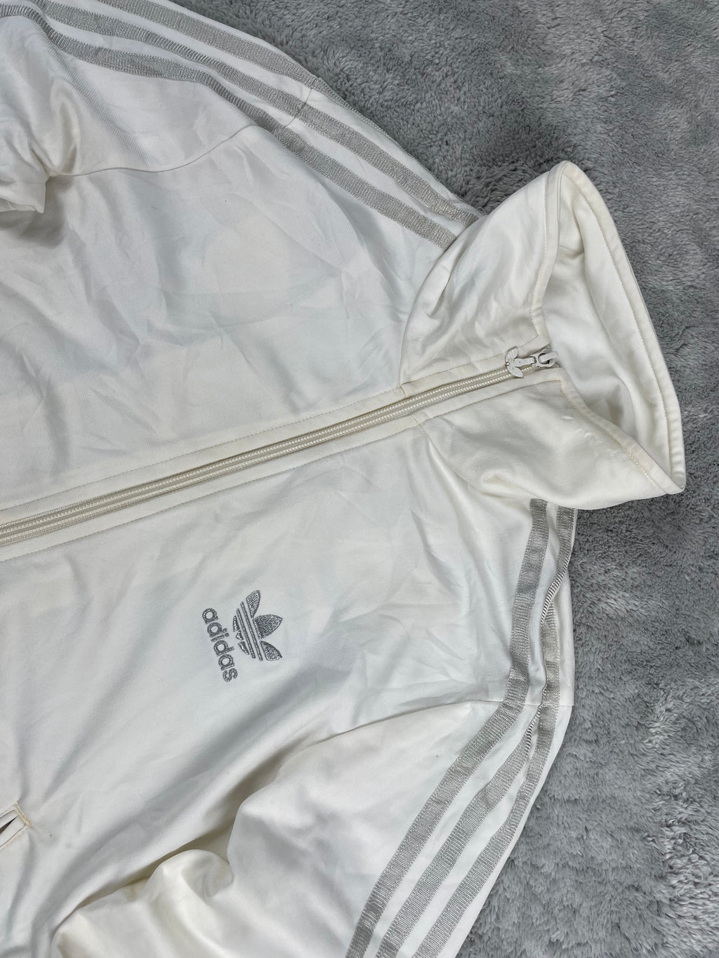 Adidas Firebird Track Jacket weiß/silber (XS/S)