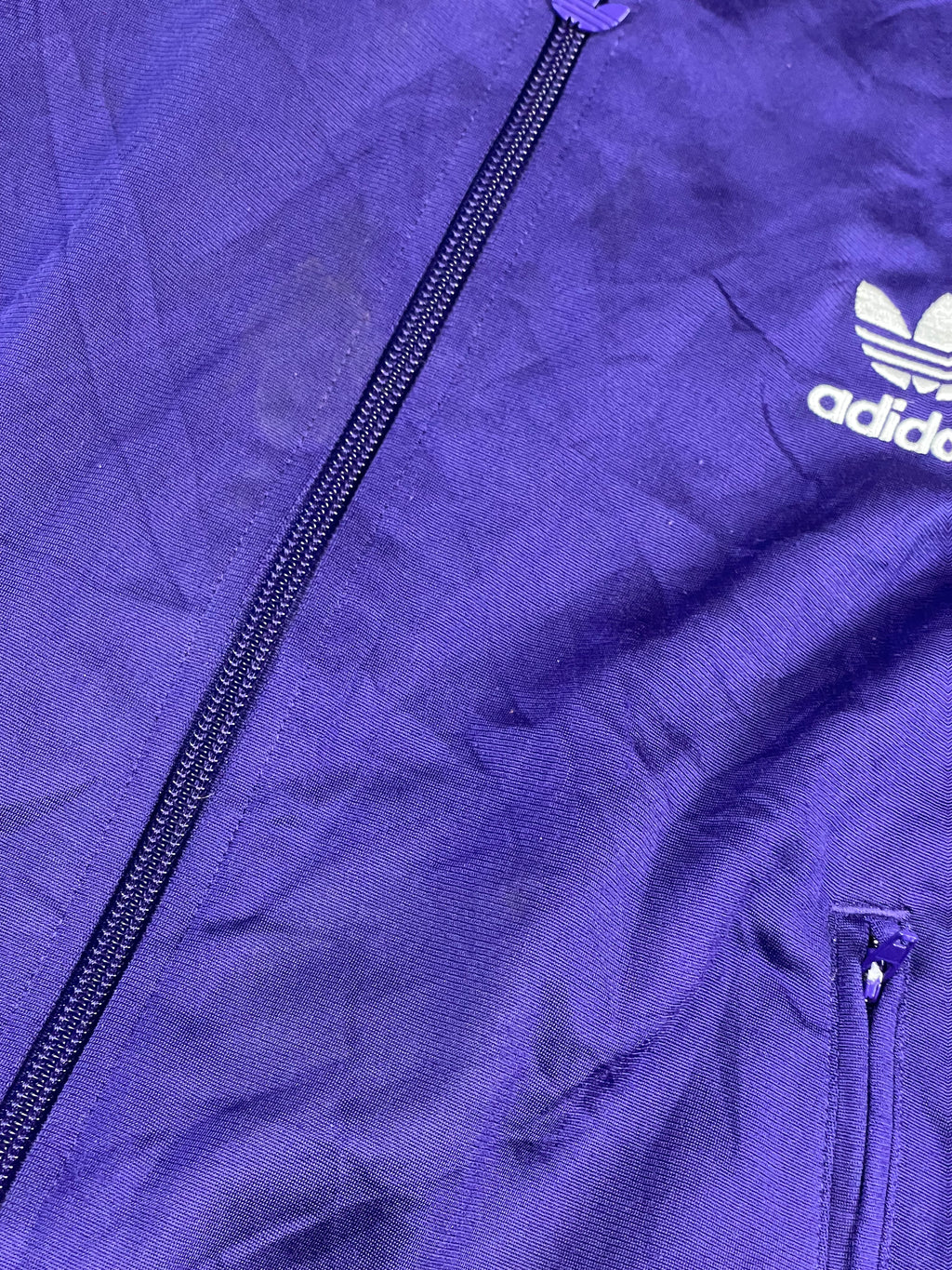 Adidas FIrebird Track Jacket Lila/Weiß (S)