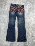Red Pepper Low Waist Flared Damen (M)