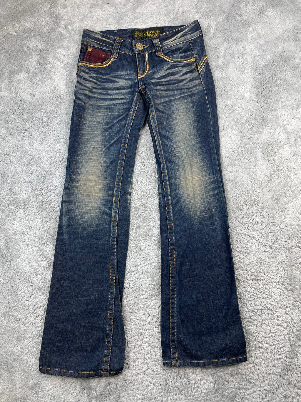 Red Pepper Low Waist Flared Damen (M)
