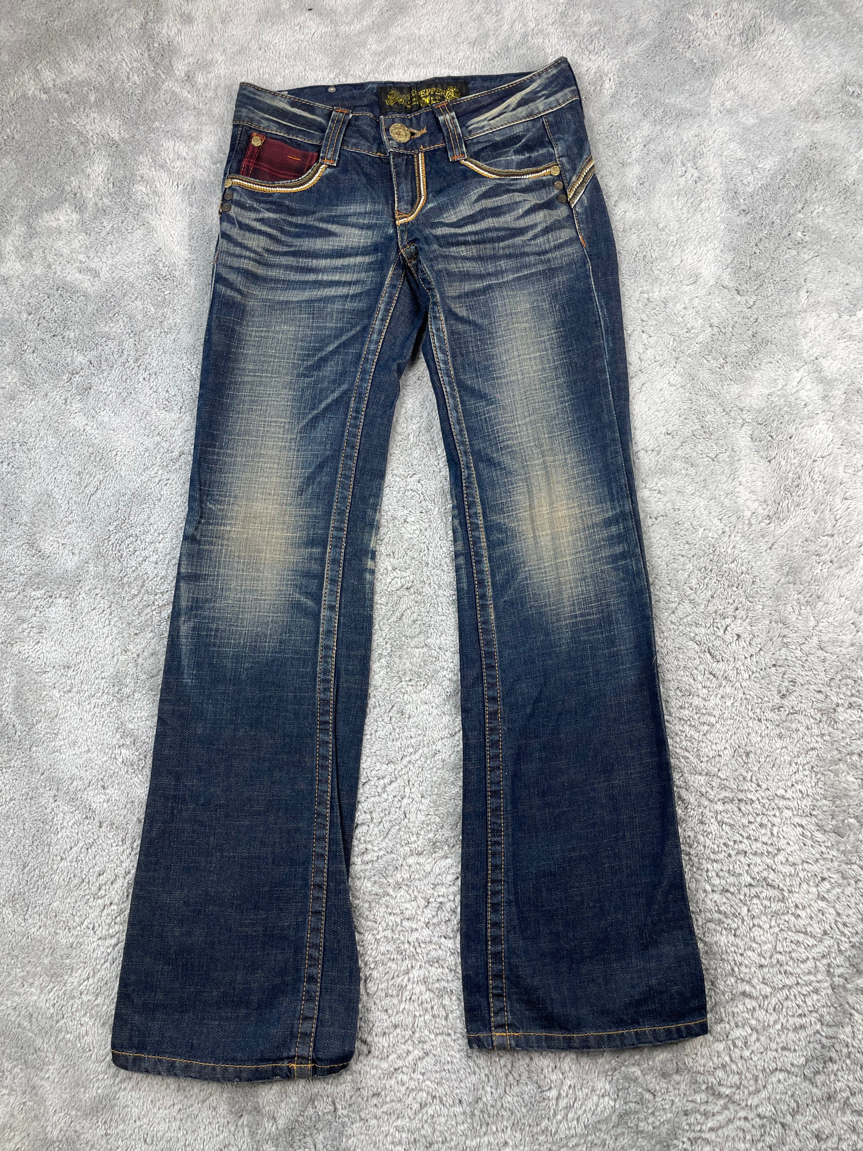 Red Pepper Low Waist Flared Damen (M)