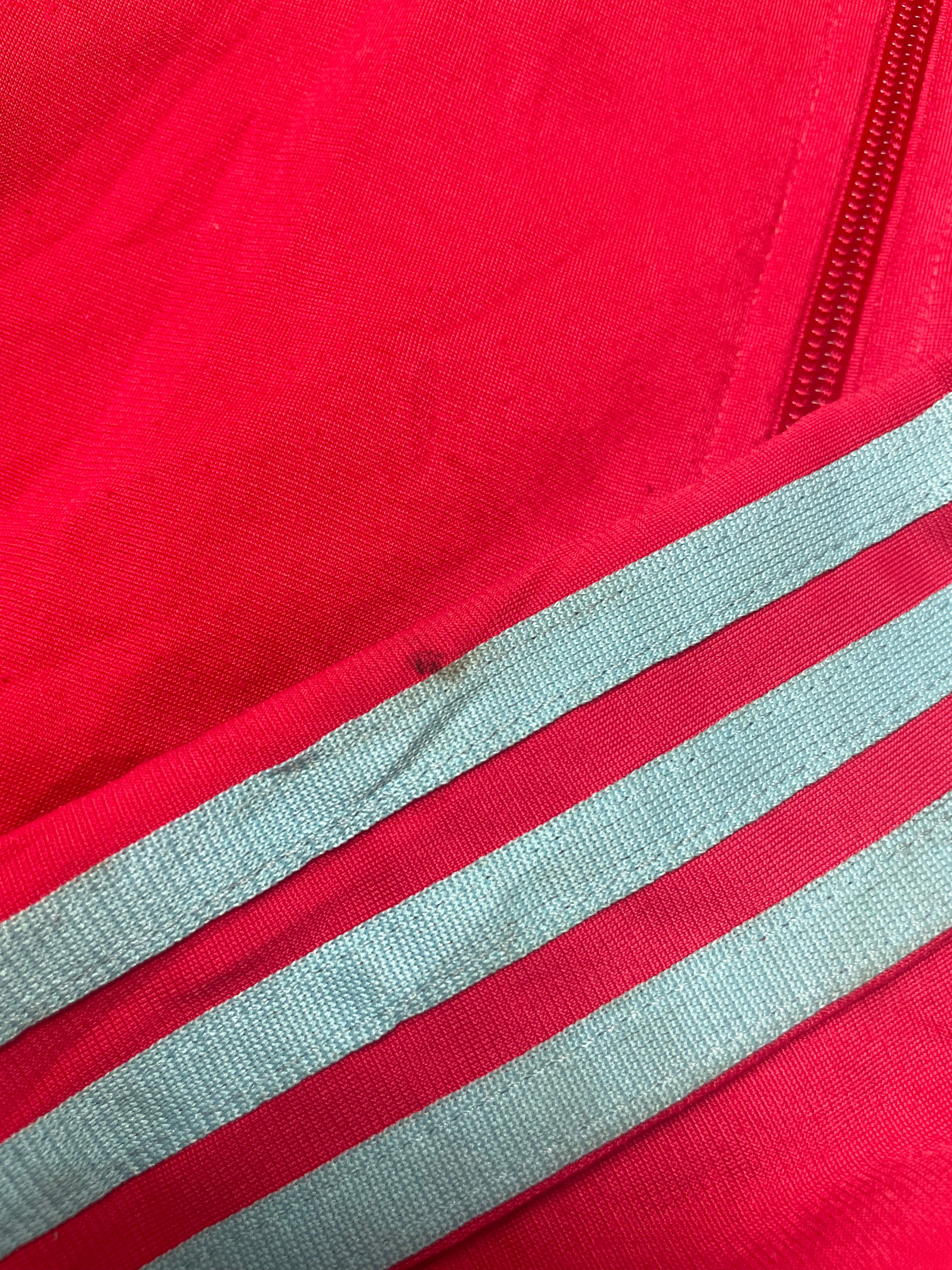 Adidas Firebird Trackjacket | rot/babyblue (S)
