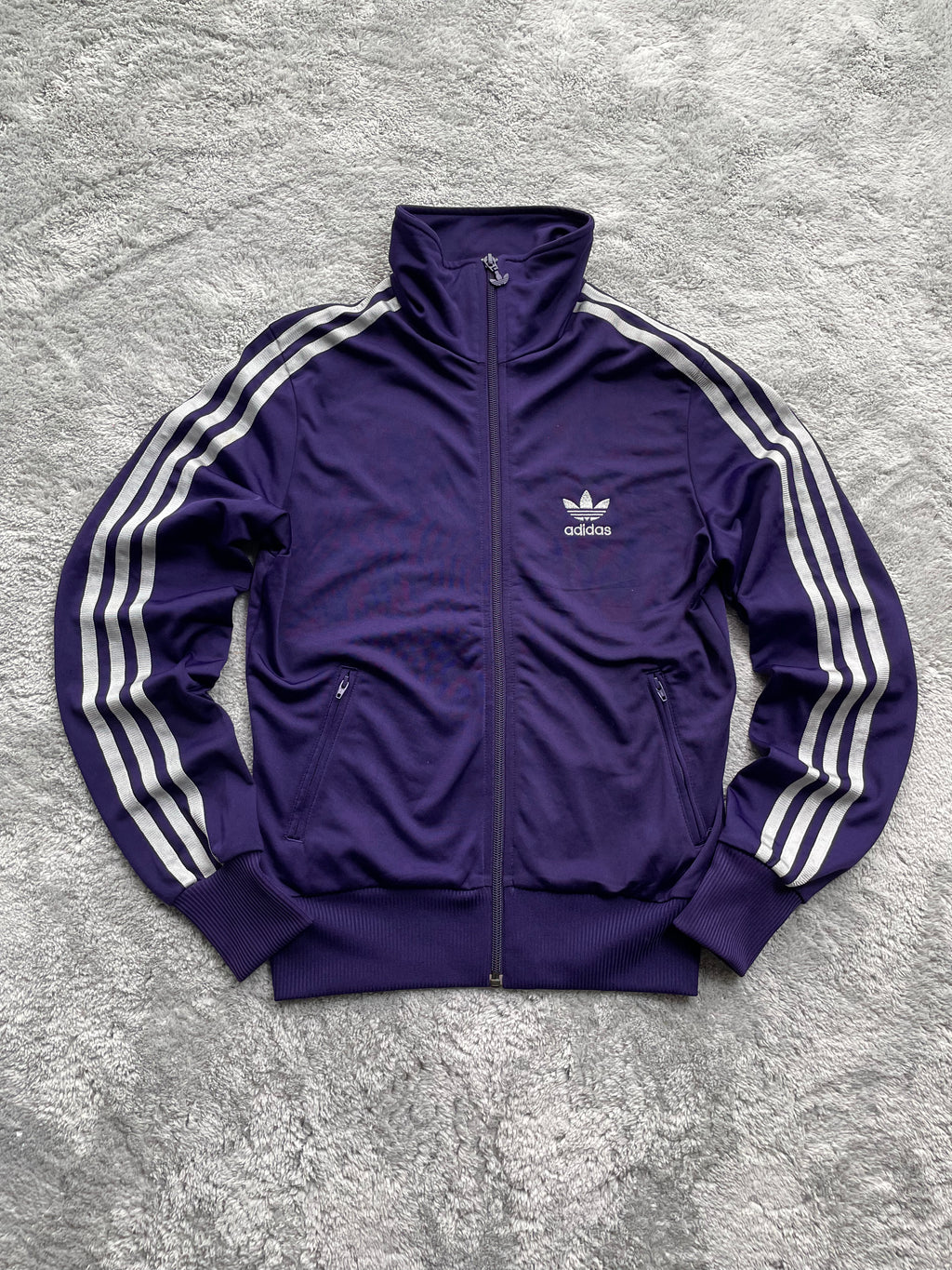 Adidas Firebird Trackjacket Lila/Silber (XS)