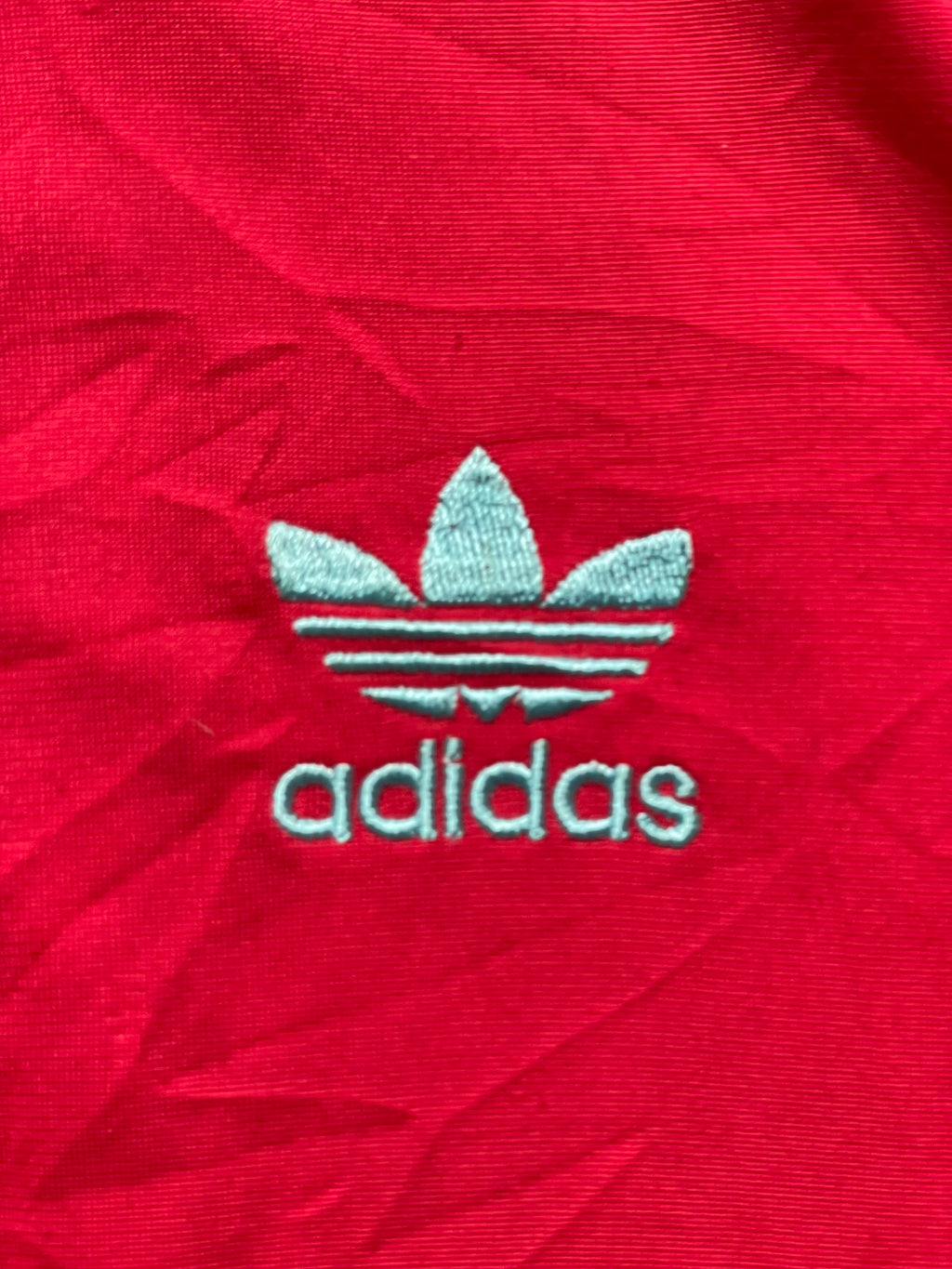 Adidas Firebird Trackjacket | rot/babyblue (S)
